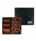 6 Piece Cookie & Confection Gift Box with Pretzels WBLWCFBX-PRET