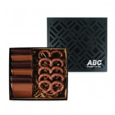 6 Piece Cookie & Confection Gift Box with Pretzels WBLWCFBX-PRET 6 Piece Cookie & Confection Gift Box with Pretzels WBLWCFBX-PRET